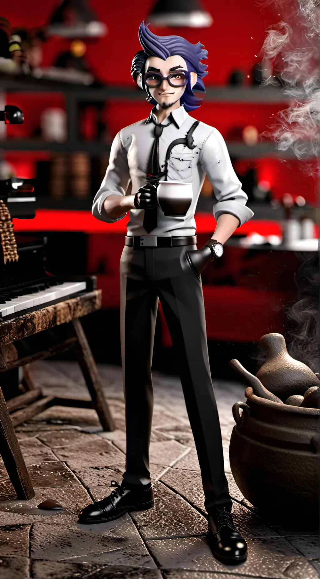 ai character: Roast bot background