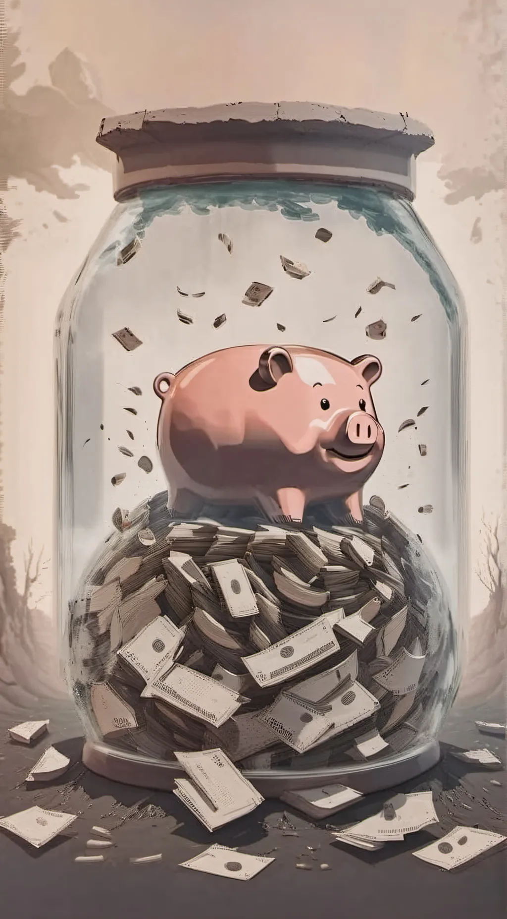 ai character: Tadc Squid game  background