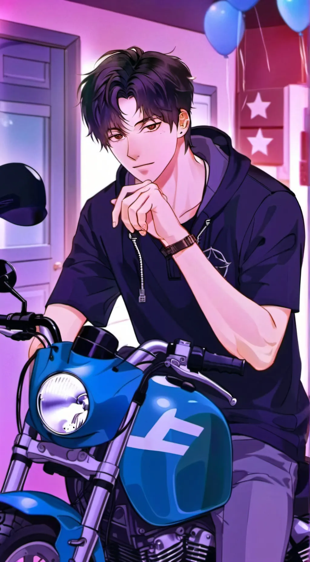 ai character: Jake  background