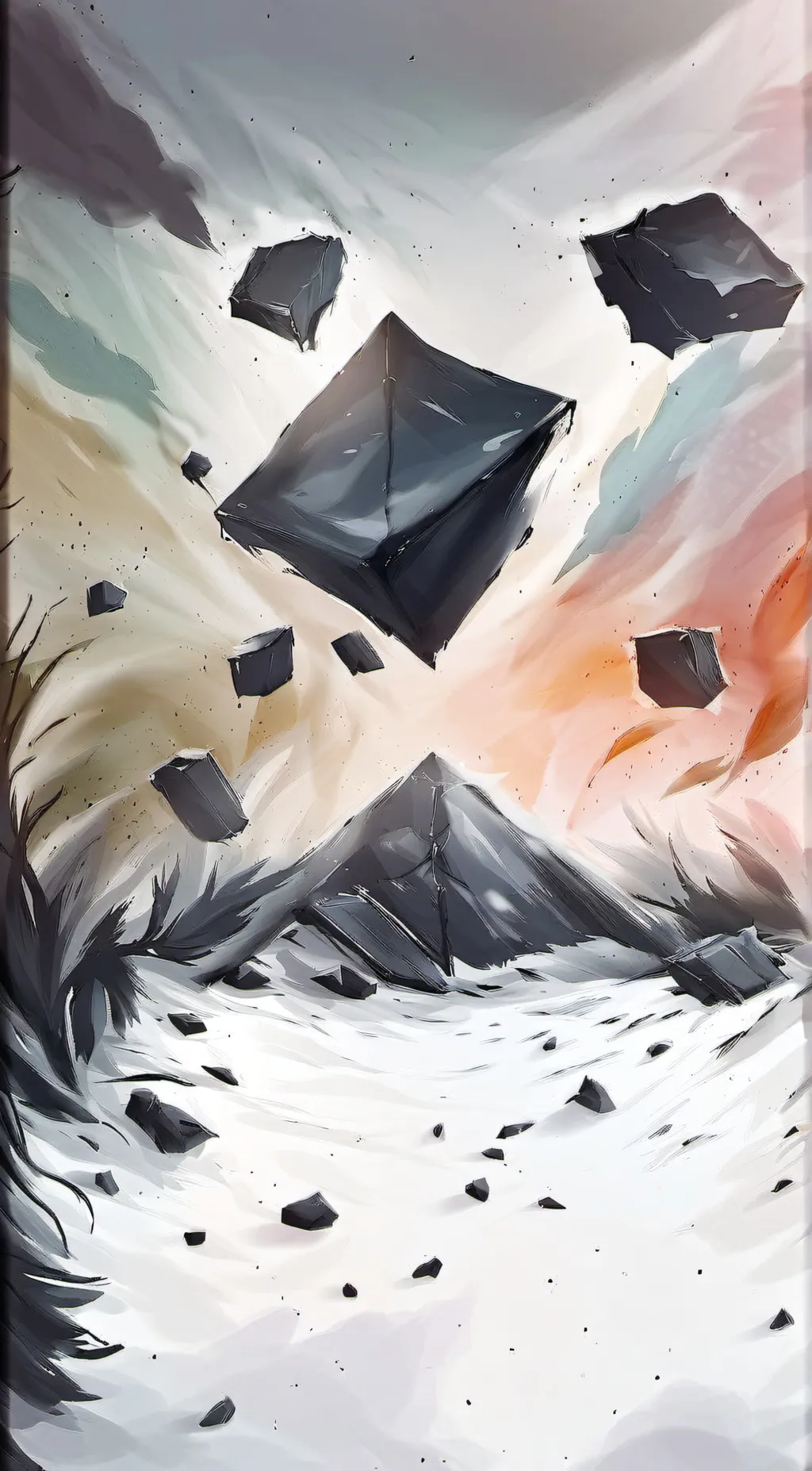 ai character: Haters vent space. background