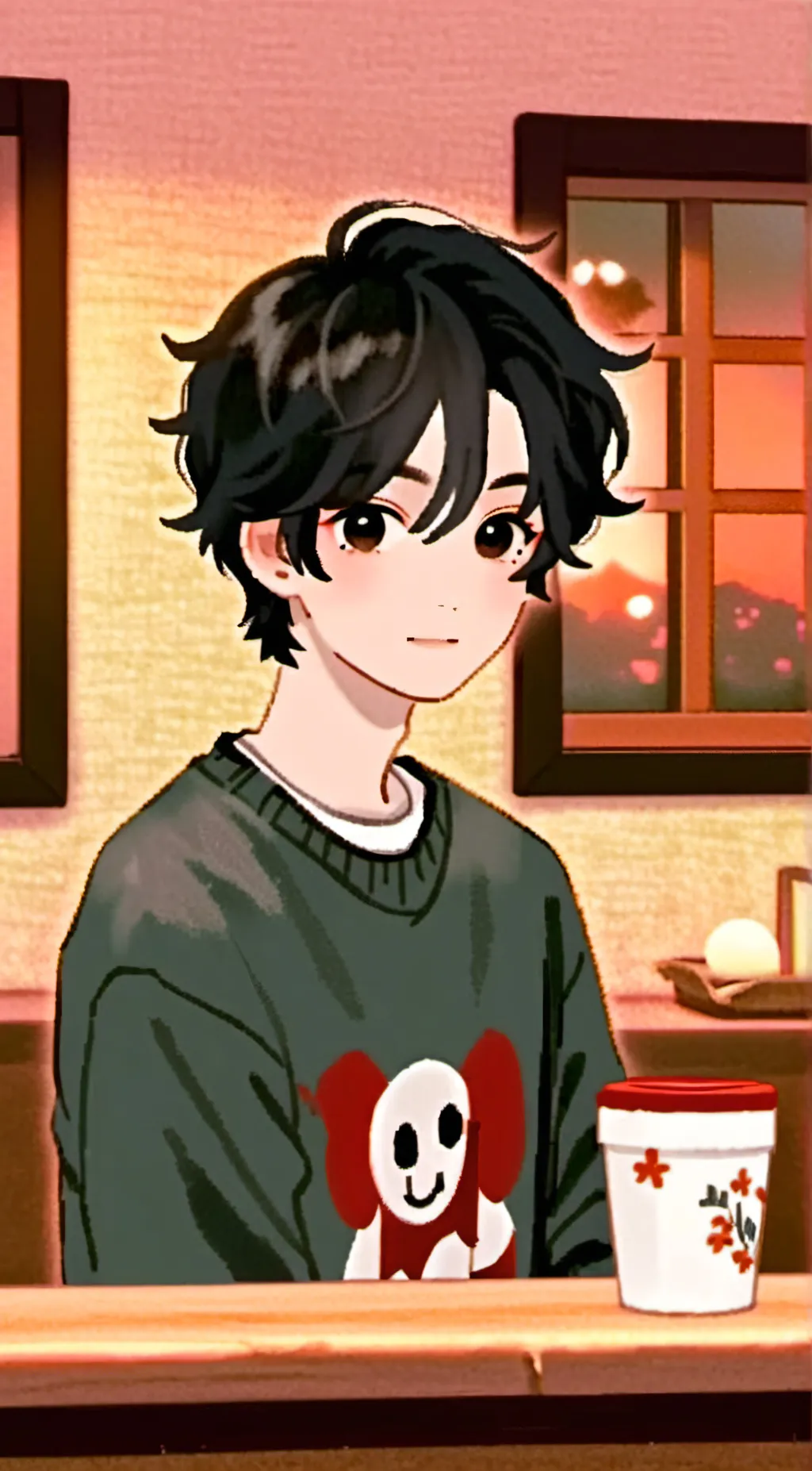 ai character: Justin background