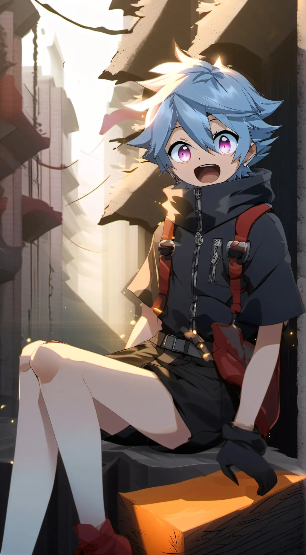 ai character: max the cutness background