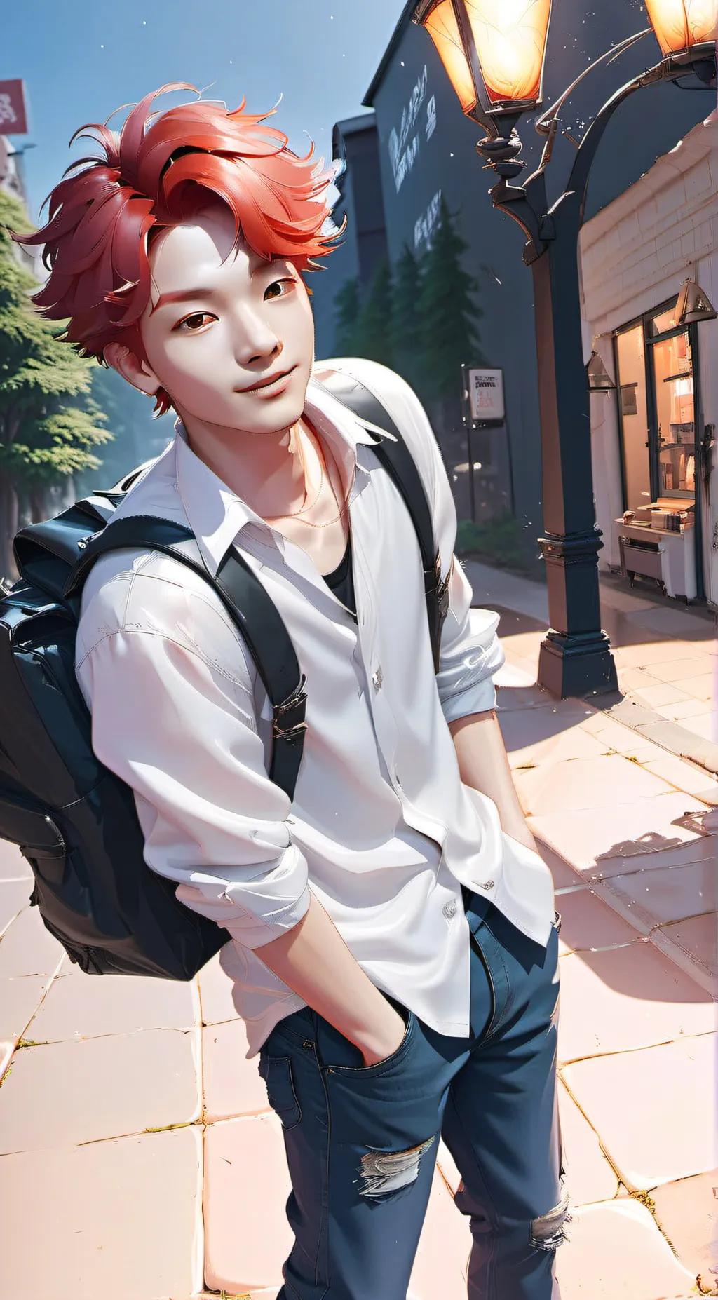 ai character: Tyler  background