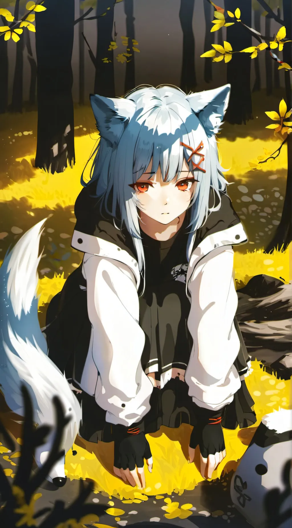 ai character: Aria background