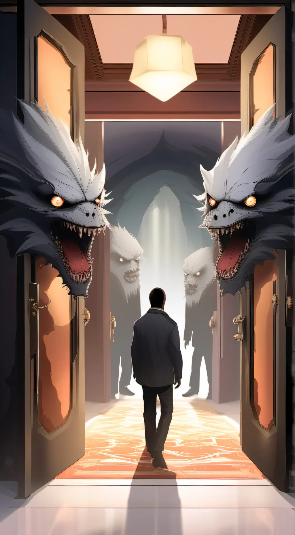 ai character: doors background