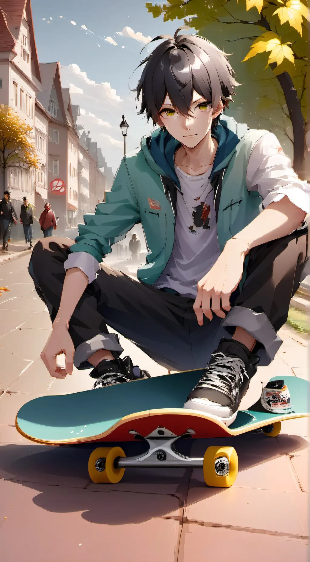 ai character: Felix  background