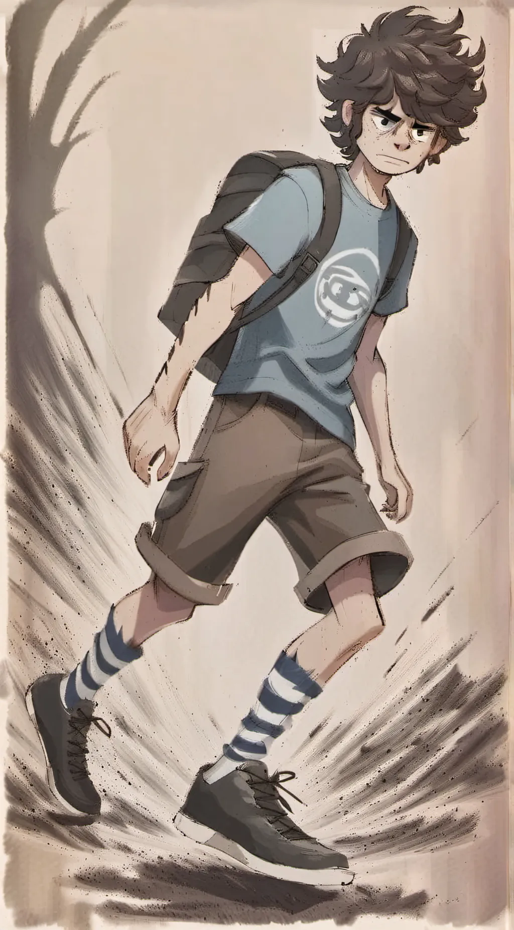 ai character: Gabriel (Fnaf) background