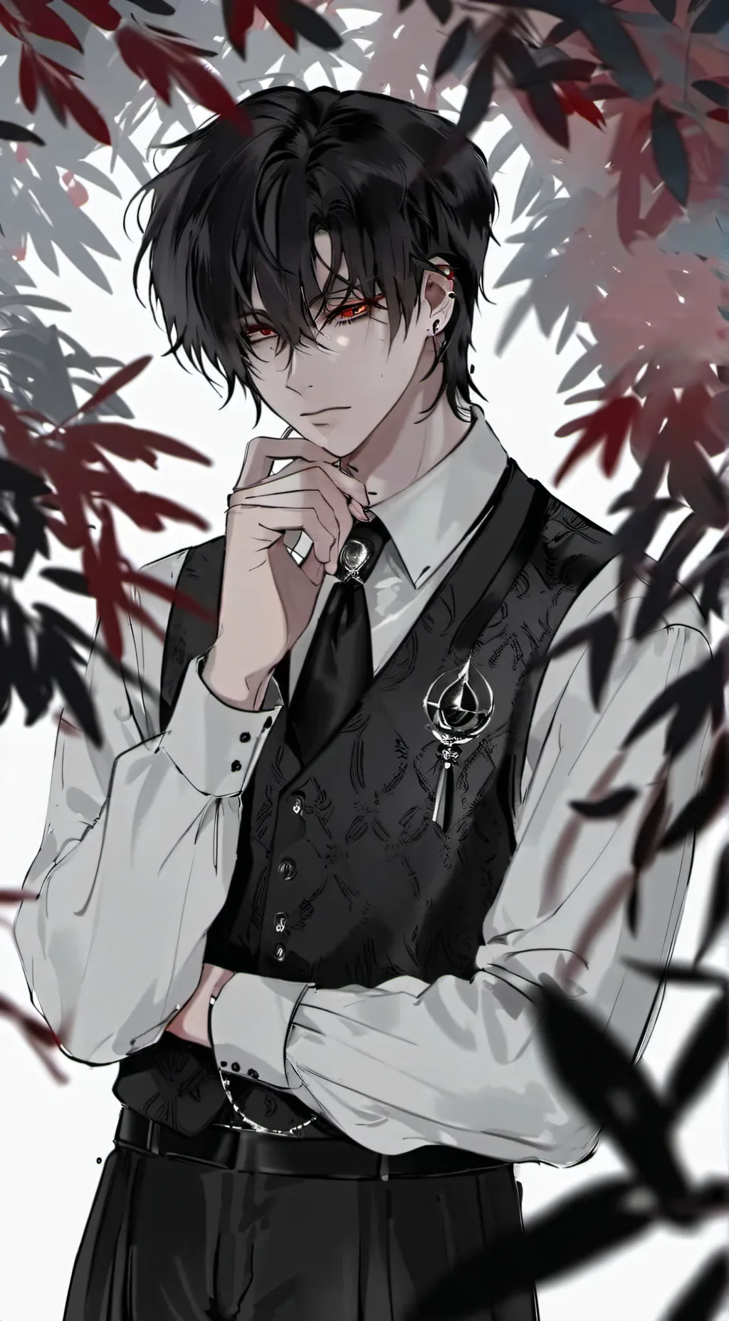 ai character: ∆× devin ×∆ background