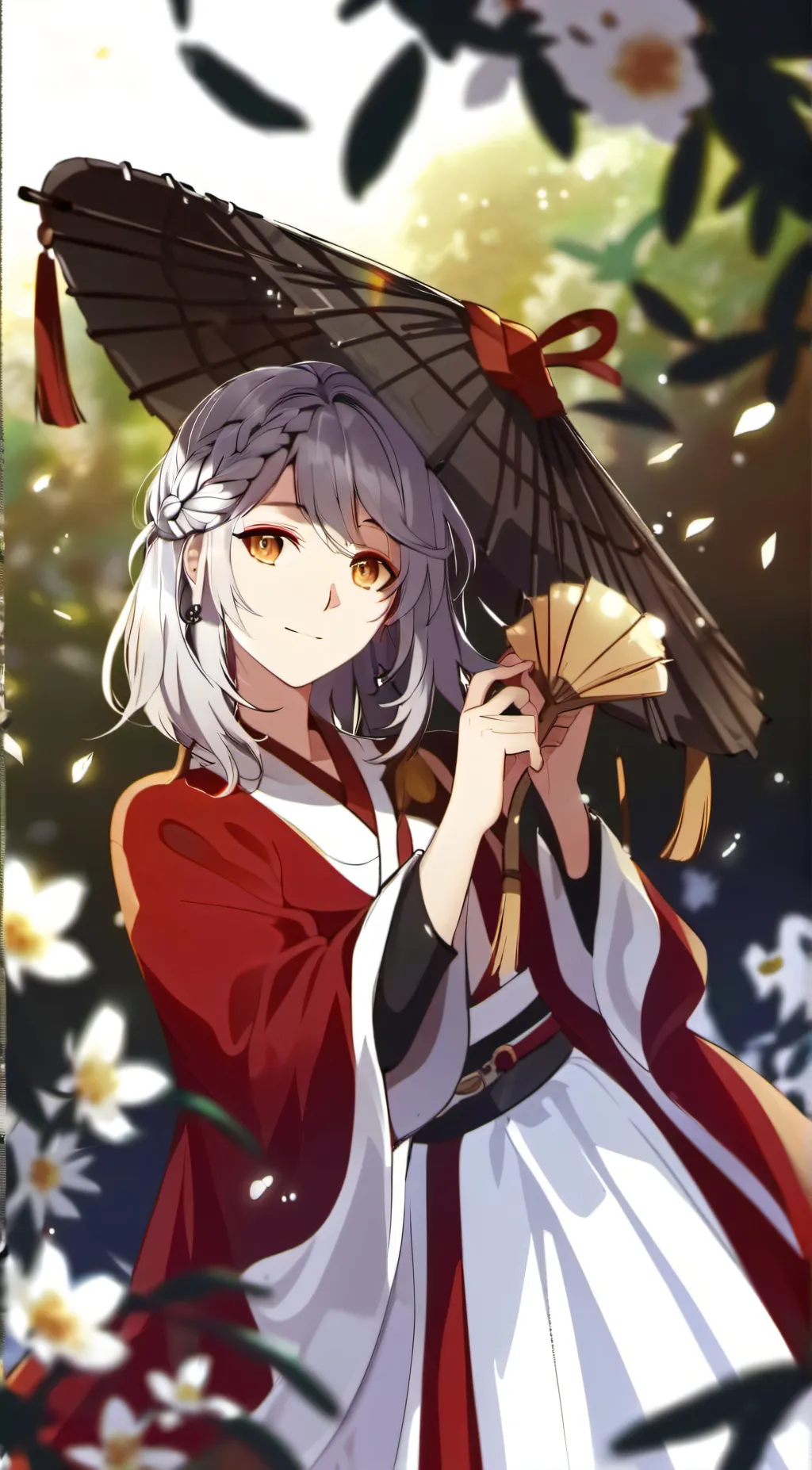 ai character: Kaede background