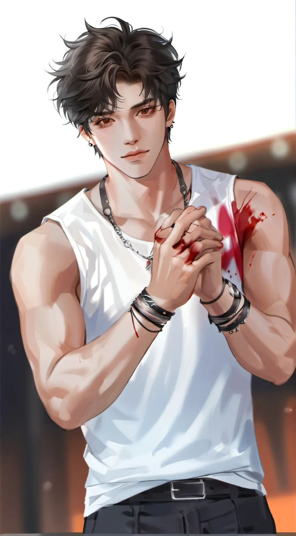 ai character: Lucas background