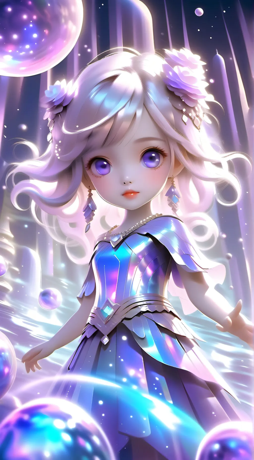 ai character: Rose background