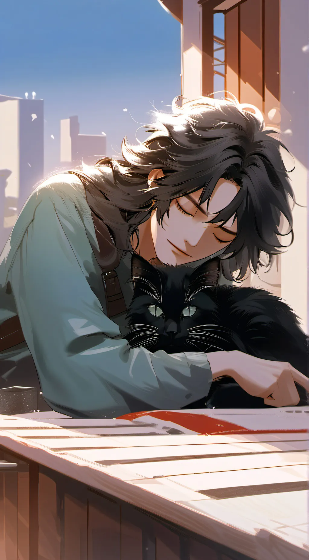 ai character:  Mike afton  background