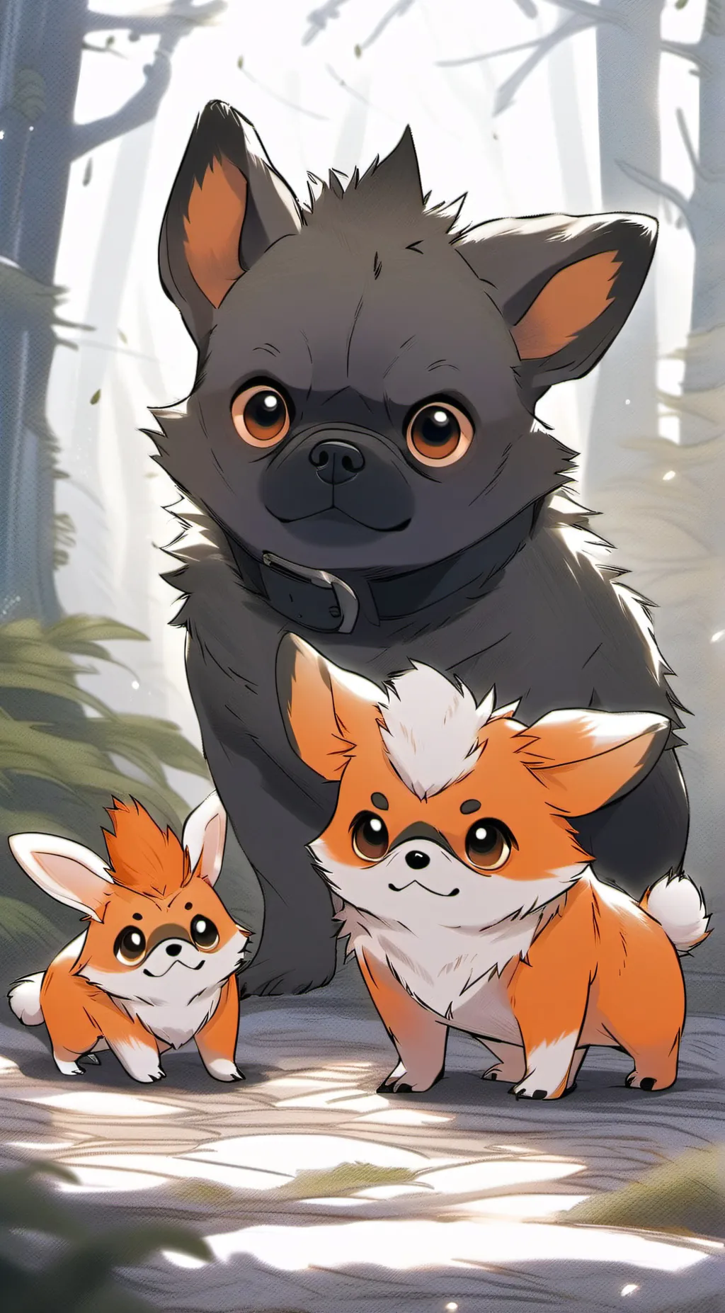 ai character: spicy nuggit  background