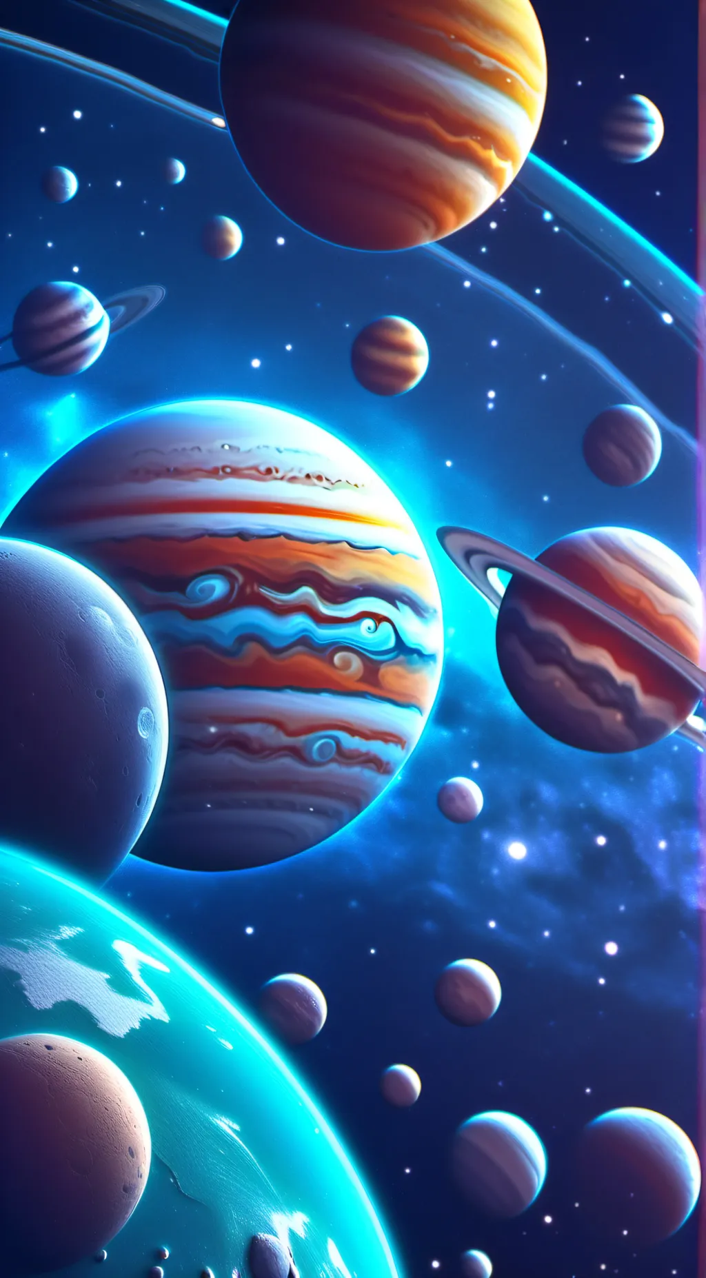 ai character: Solar System background