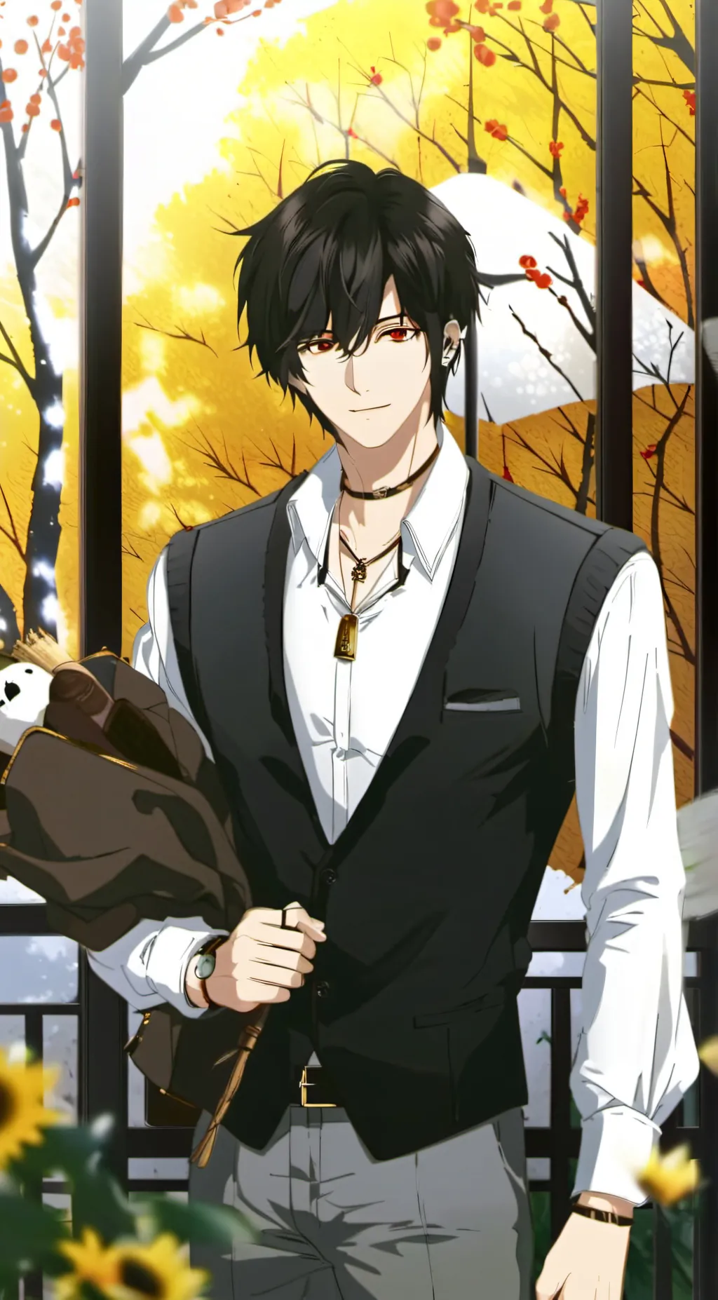 ai character: Alberto  background