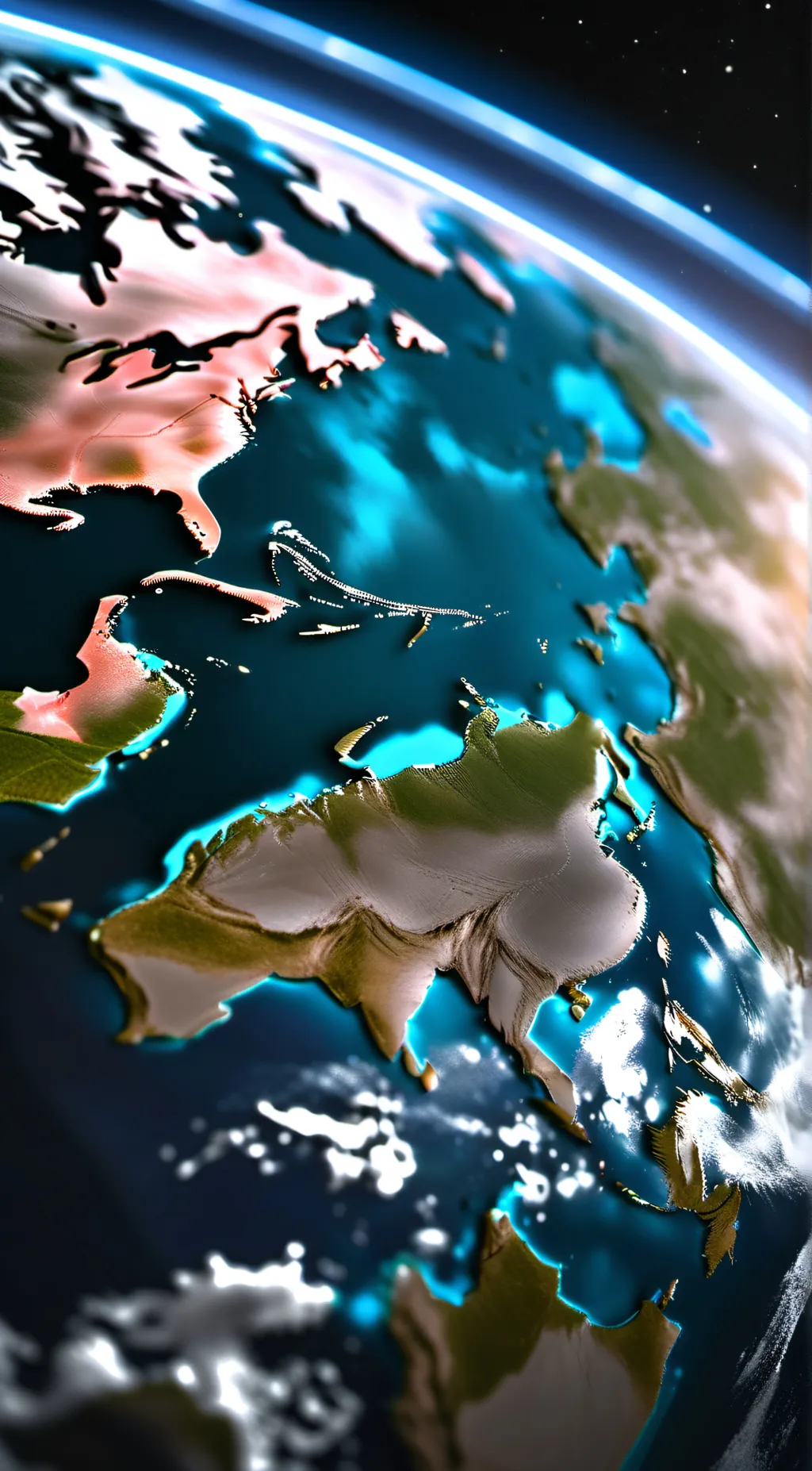 ai character: Another earth background