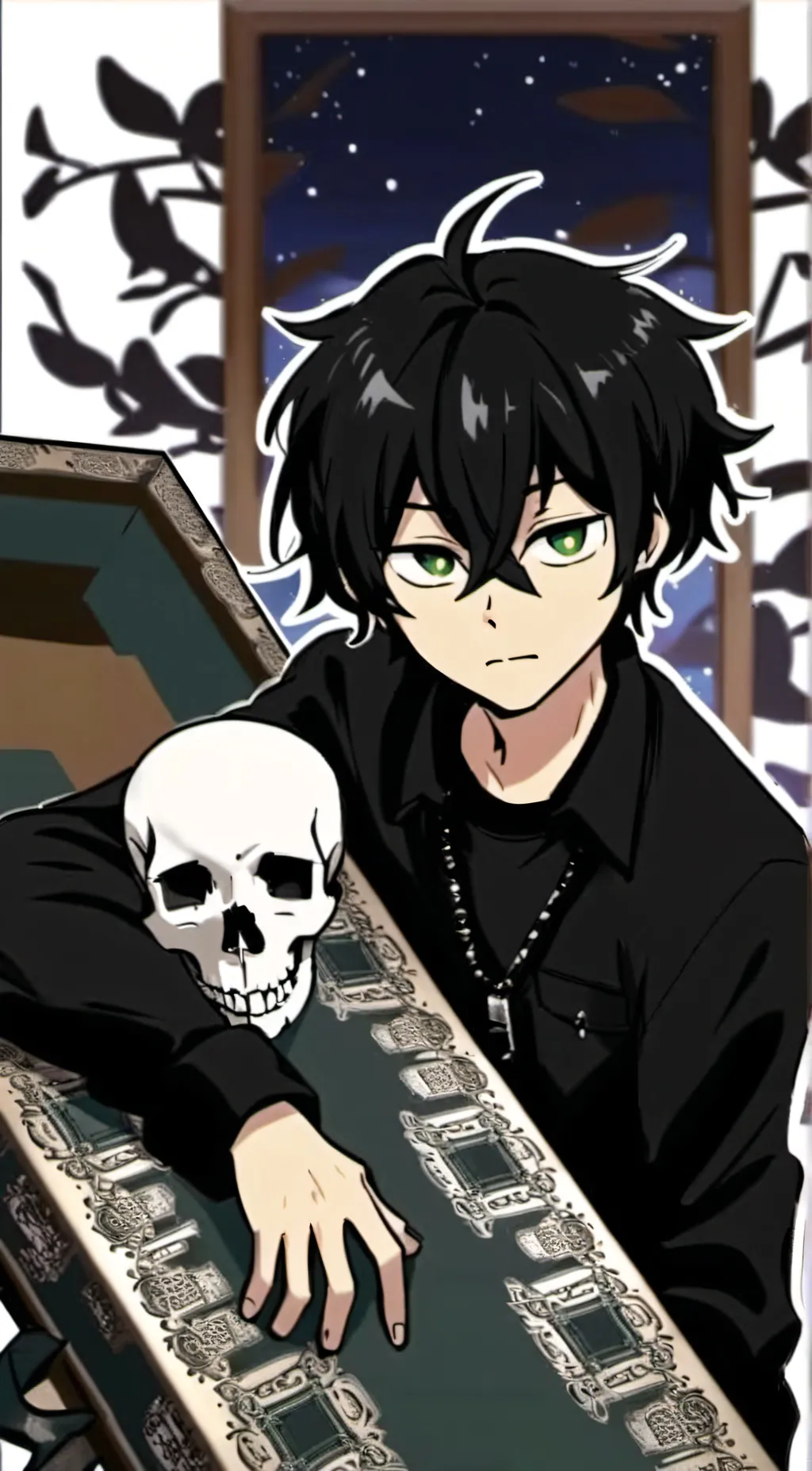 ai character: Andrew Graves background