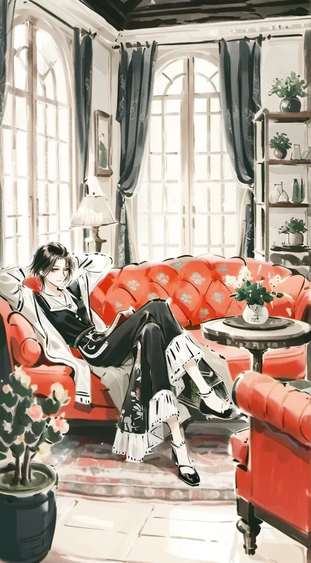 ai character: mha  background