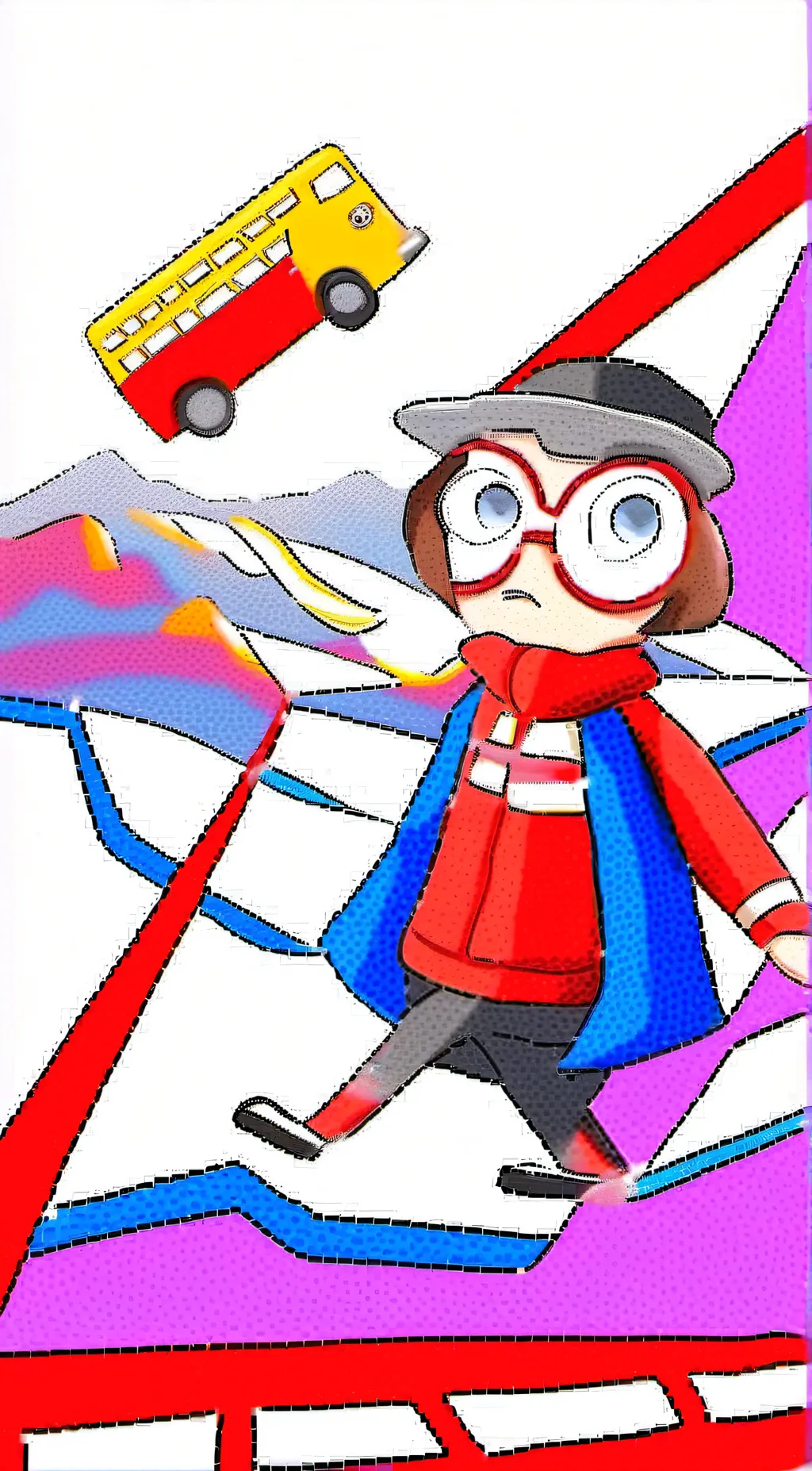 ai character: TDAC ROAD TEIP!! background