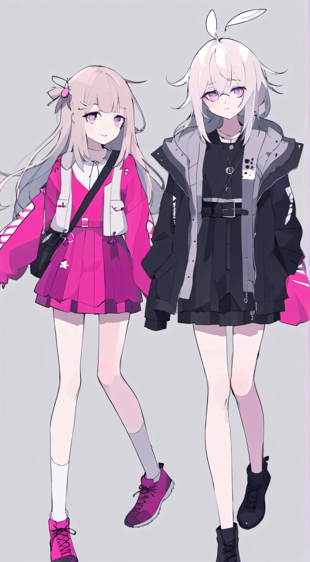 ai character: jenny and Mary  background