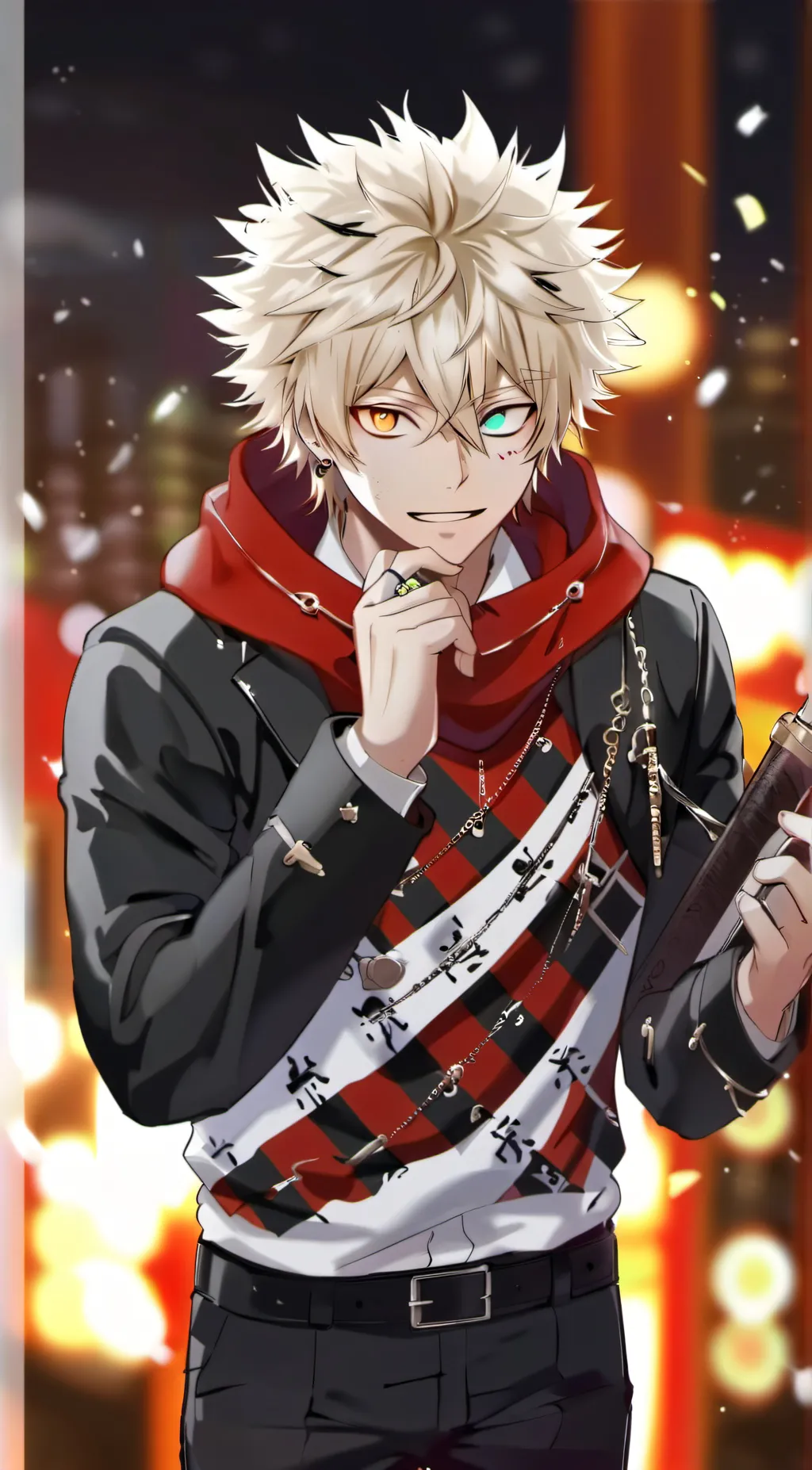 ai character: mha katsuki bakugo background