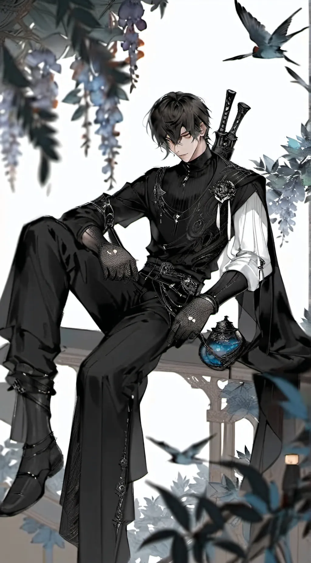 ai character: Max background