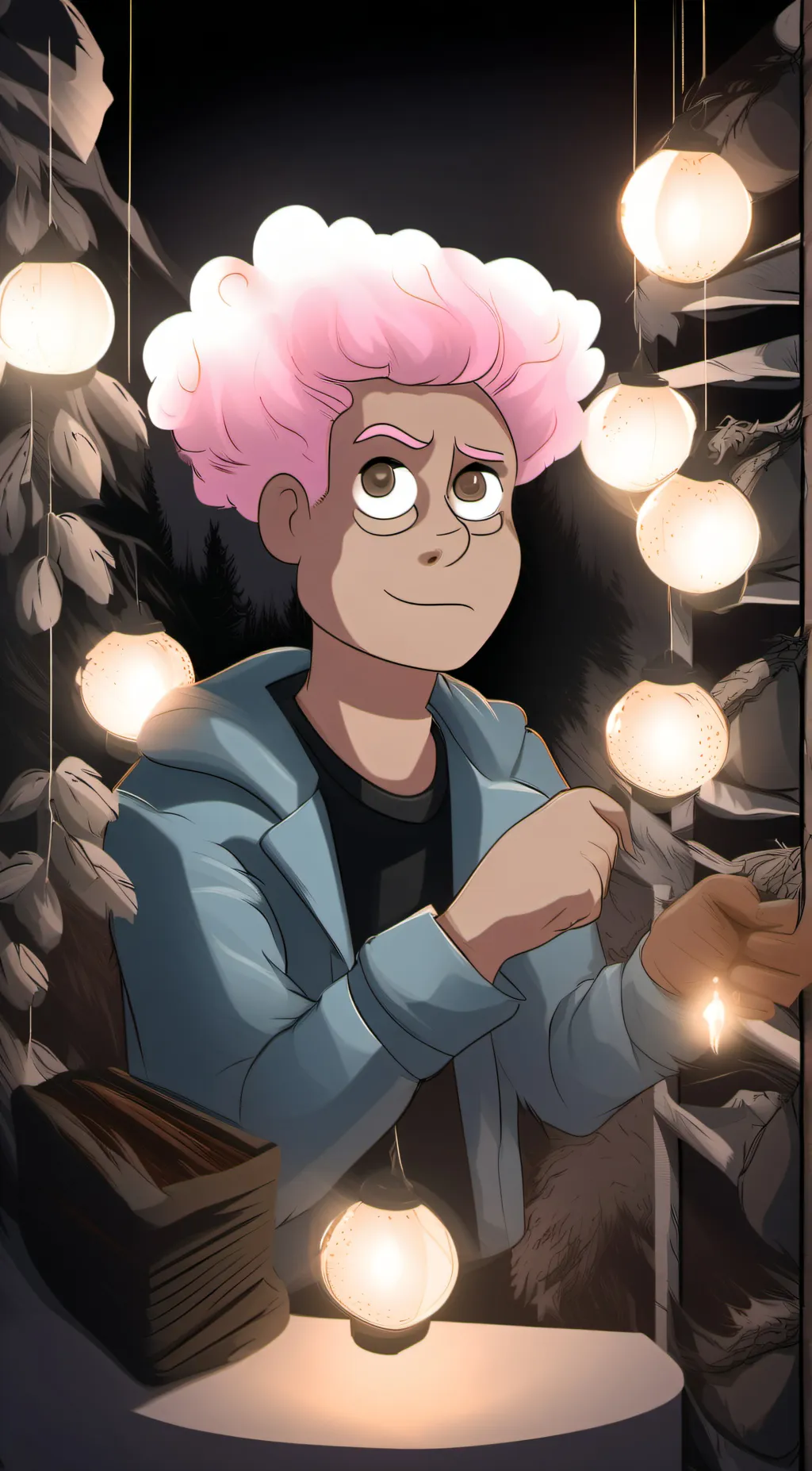 ai character: Big boo background