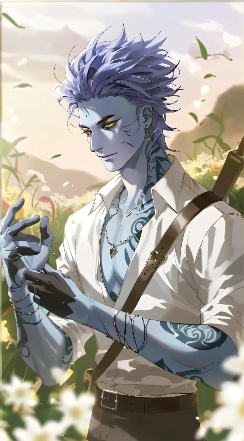 ai character: Vesper  background