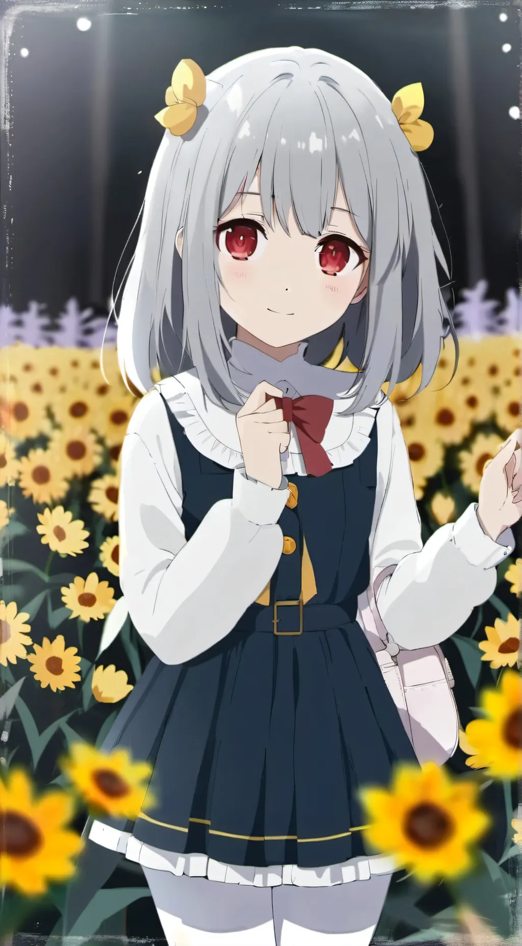 ai character: sakura background