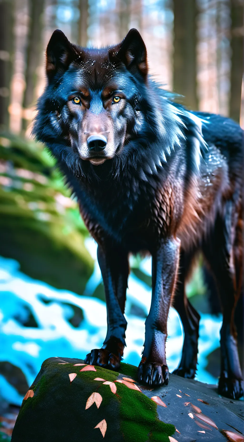 ai character: shadow background