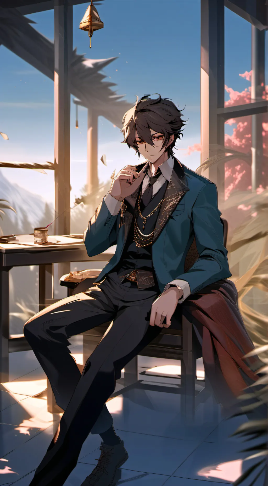 ai character: ♡Levi♡ background