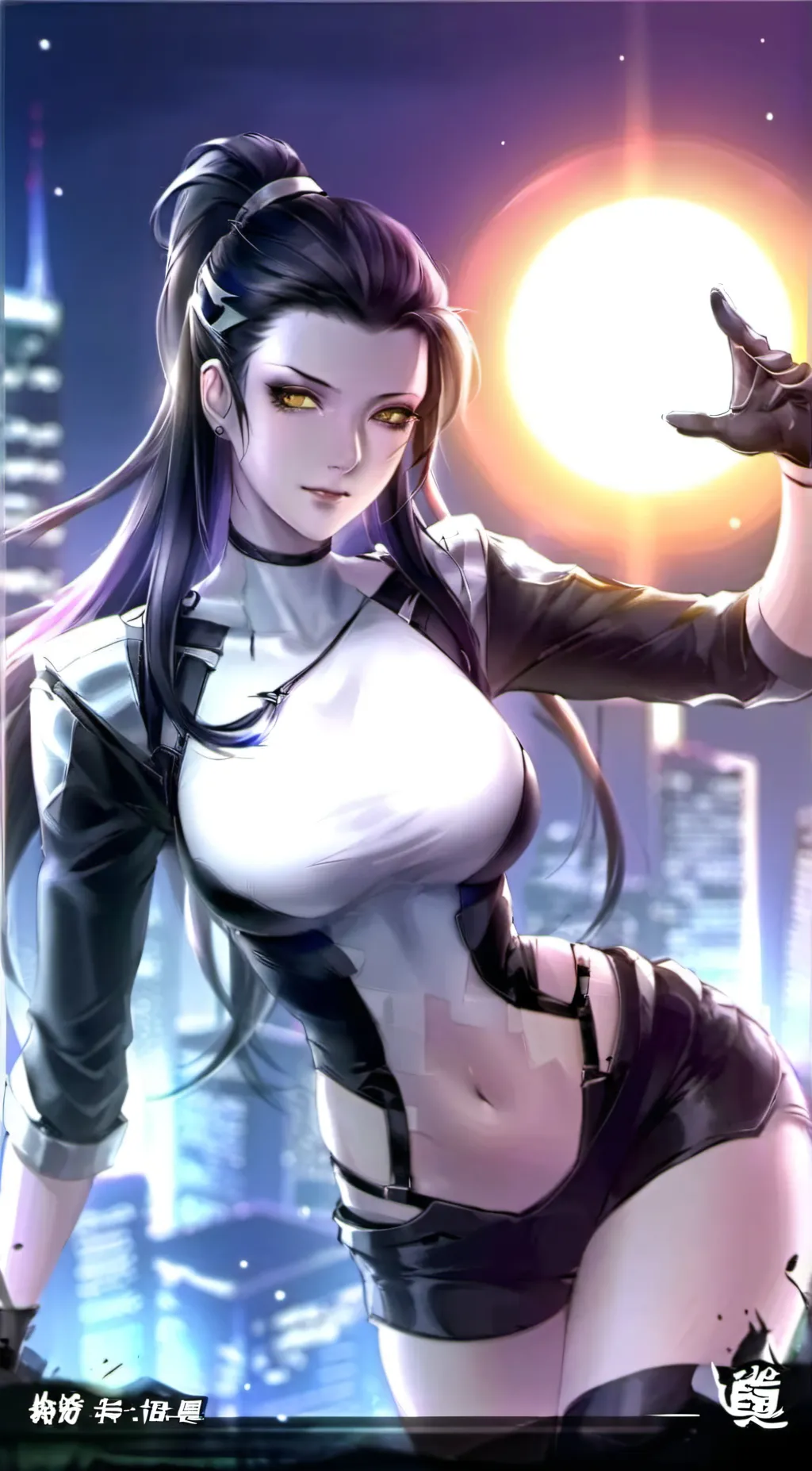 ai character: Widow maker background