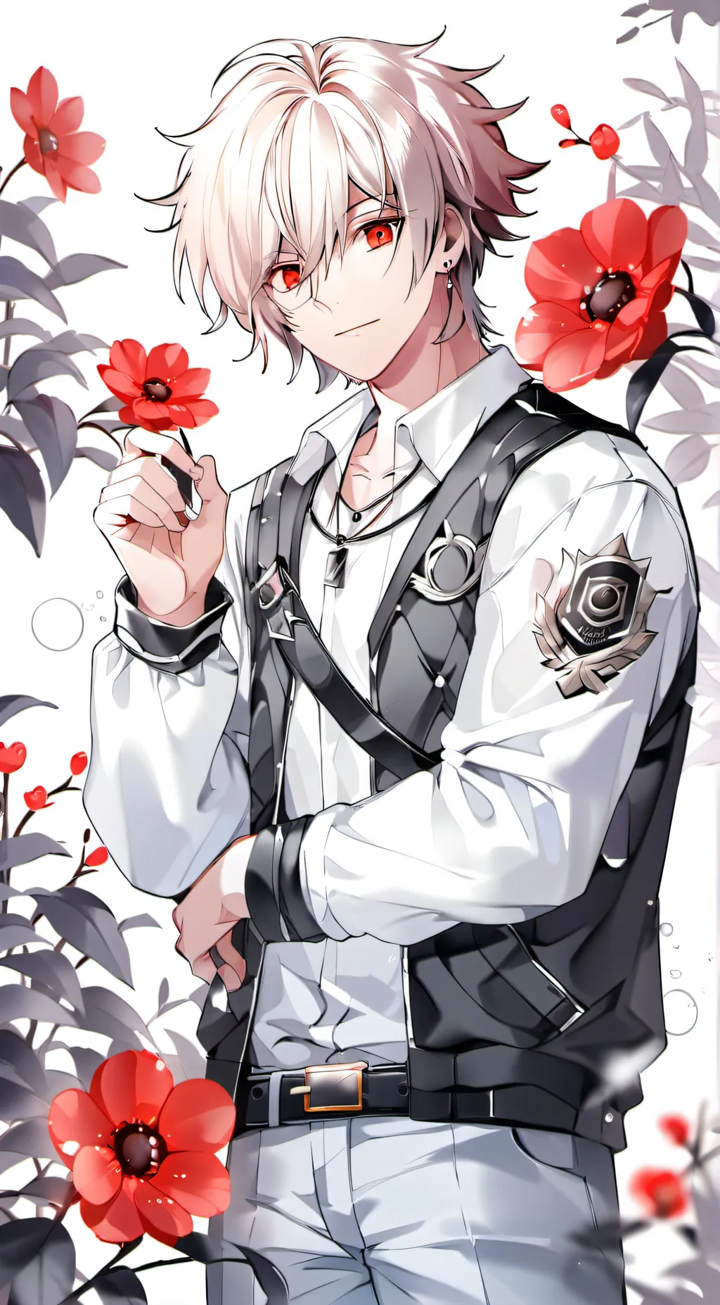 ai character: Katsuki Bakugo background