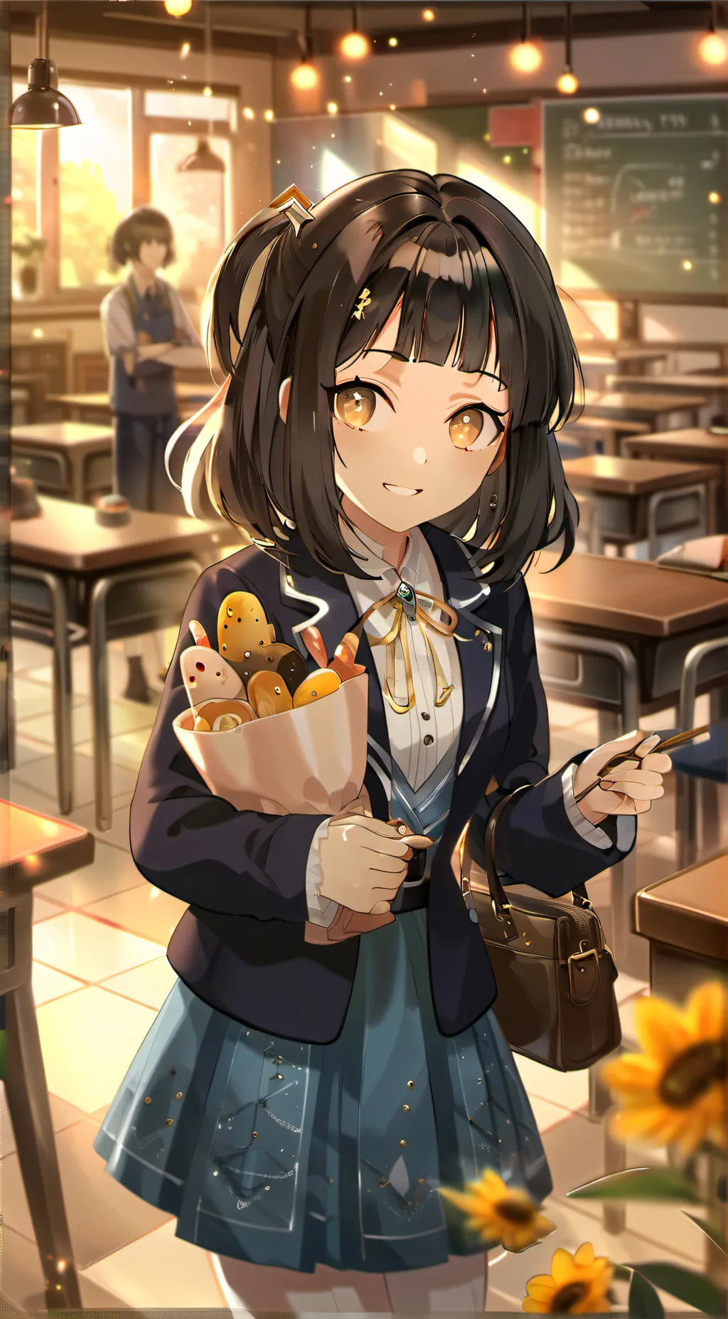 ai character: class  6B/my class background