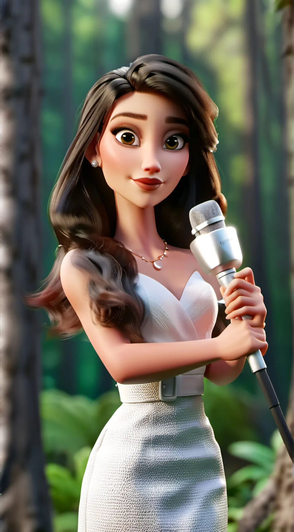 ai character: Audrey  background