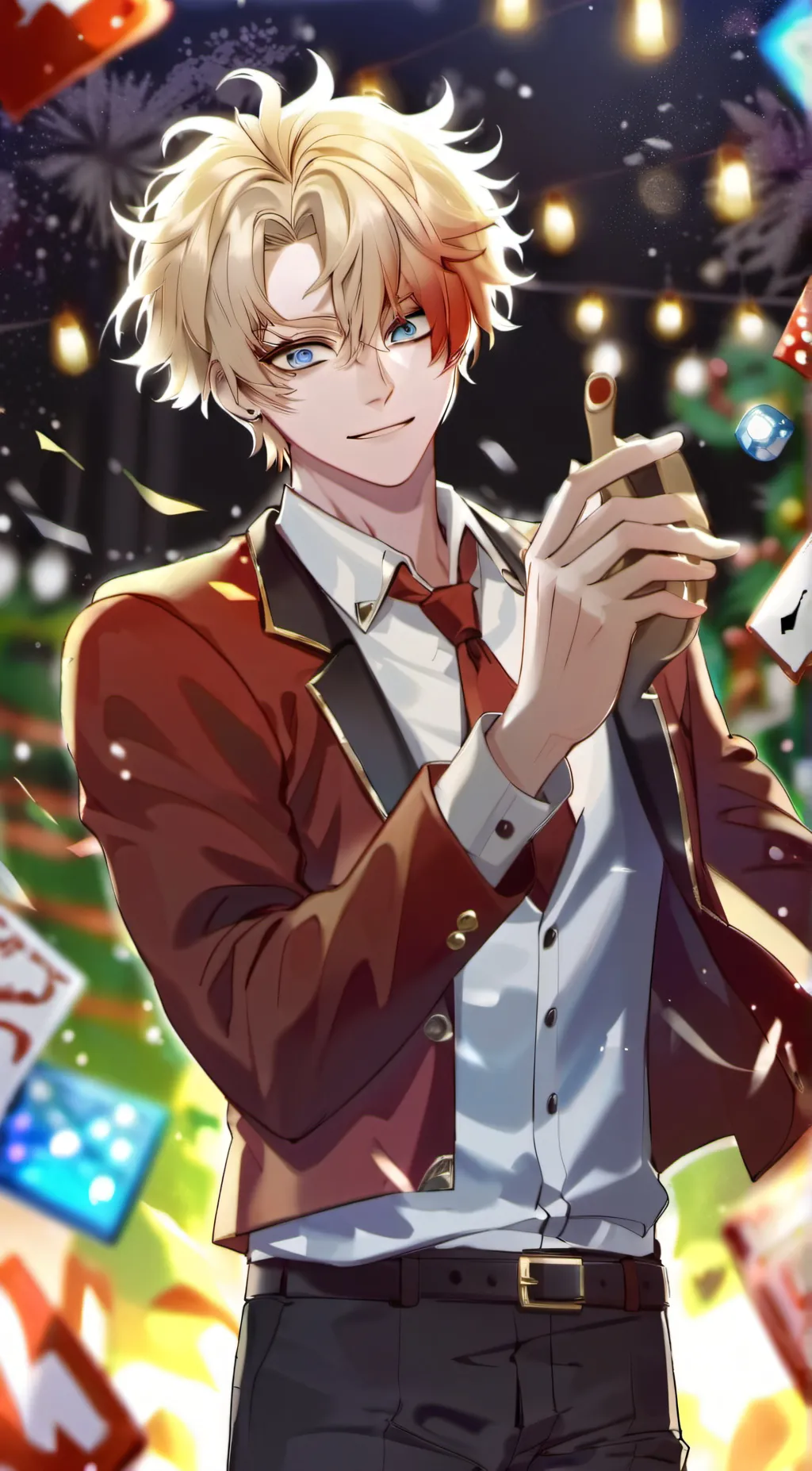 ai character: bakugo but crazy background