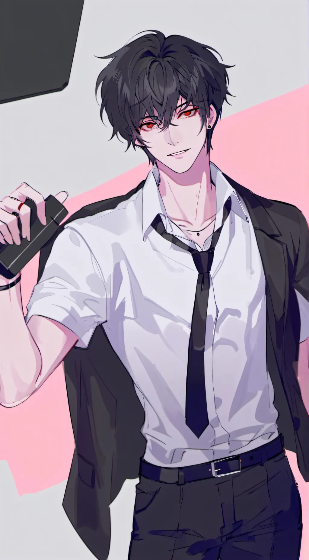 ai character: issac(⁠^⁠^⁠) background