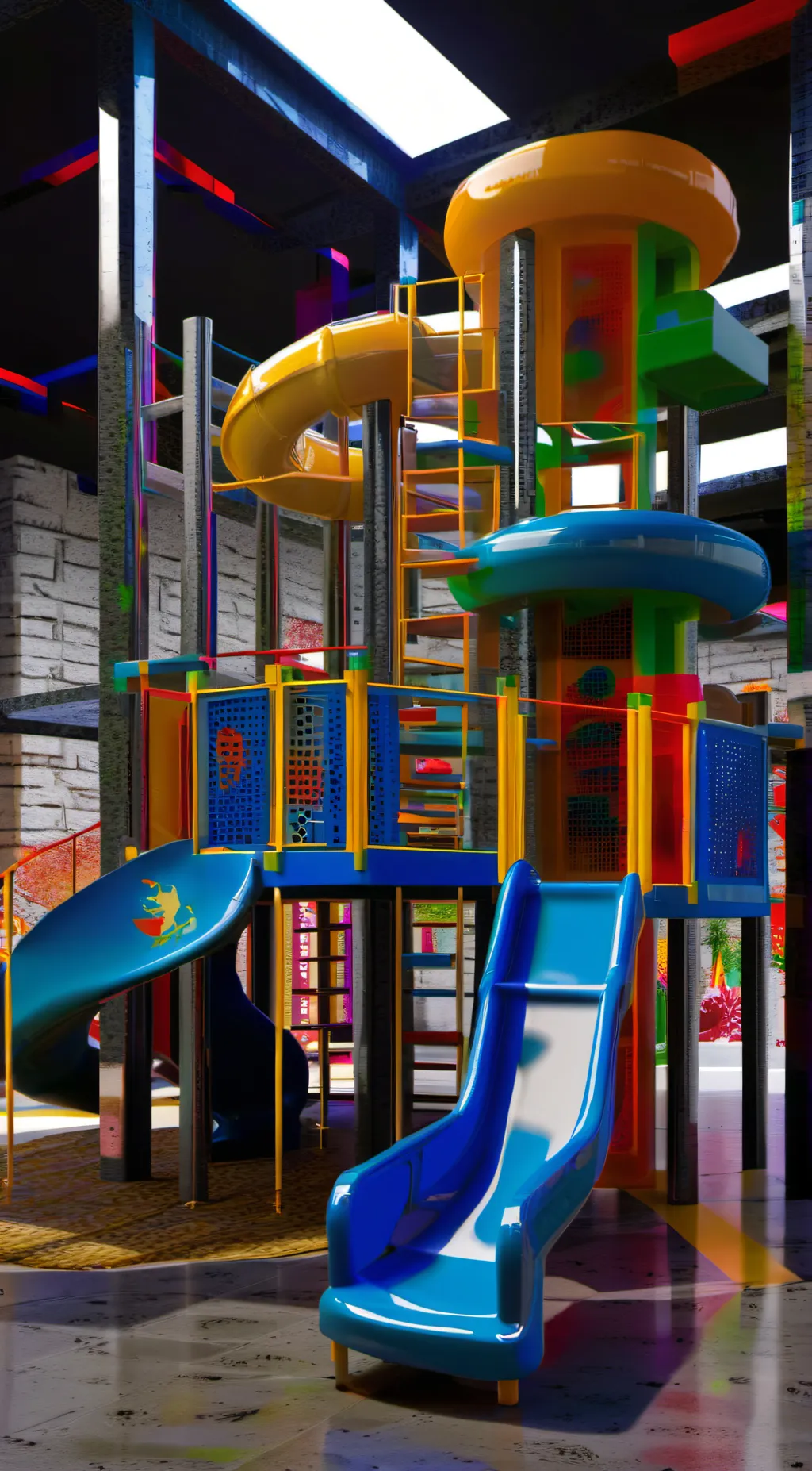 ai character: sc & indigo Park background