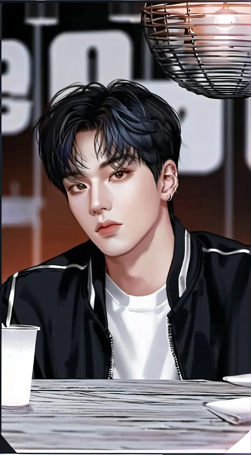 ai character: BTS background