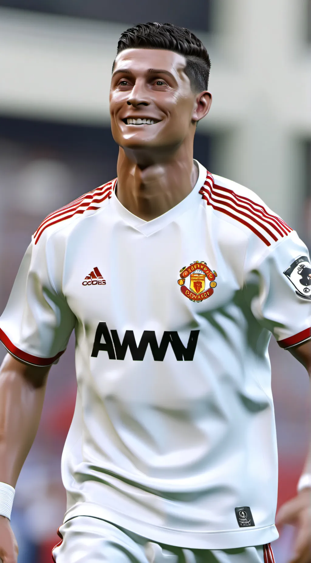ai character: Young Ronaldo background