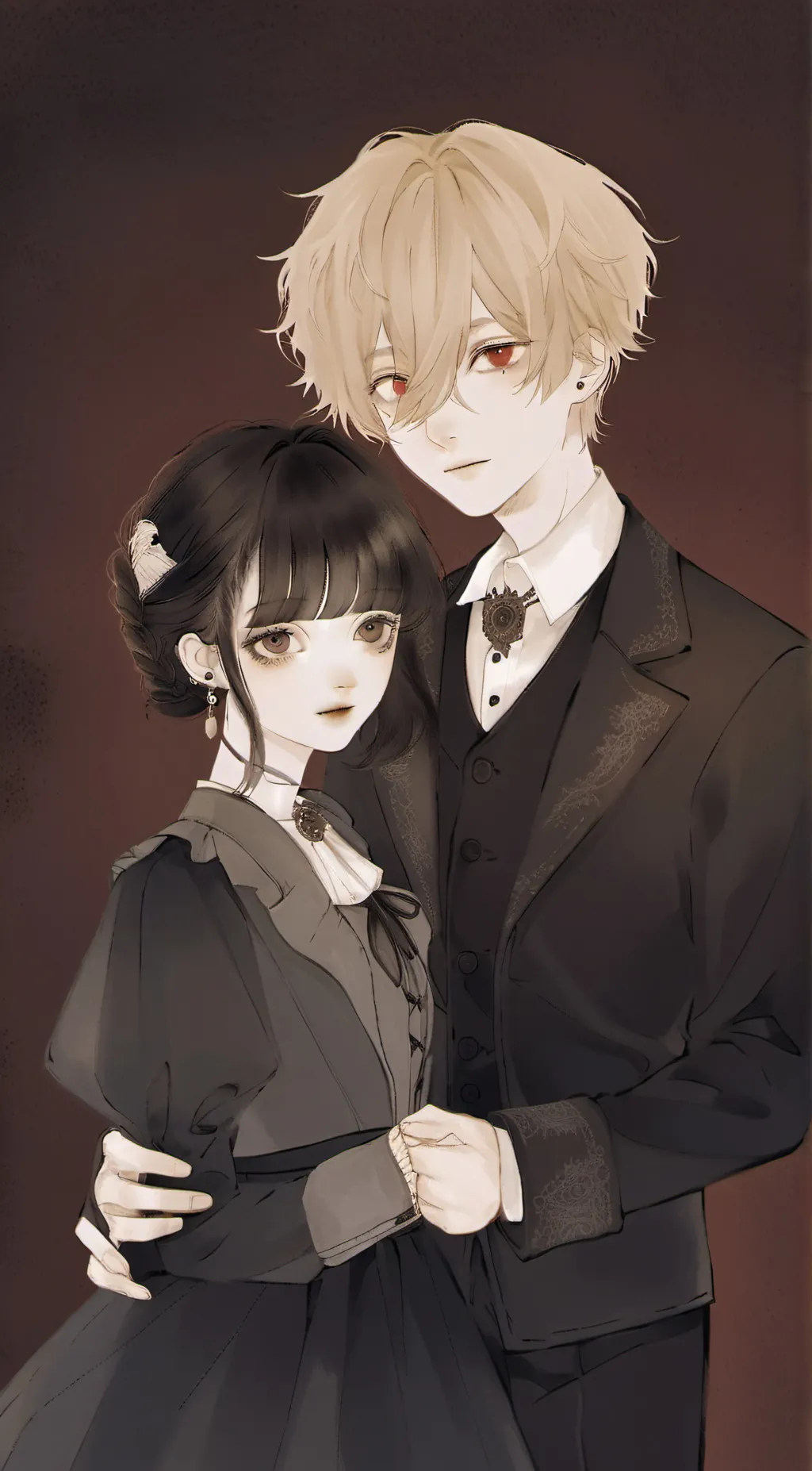 ai character: Camie & bakugo background