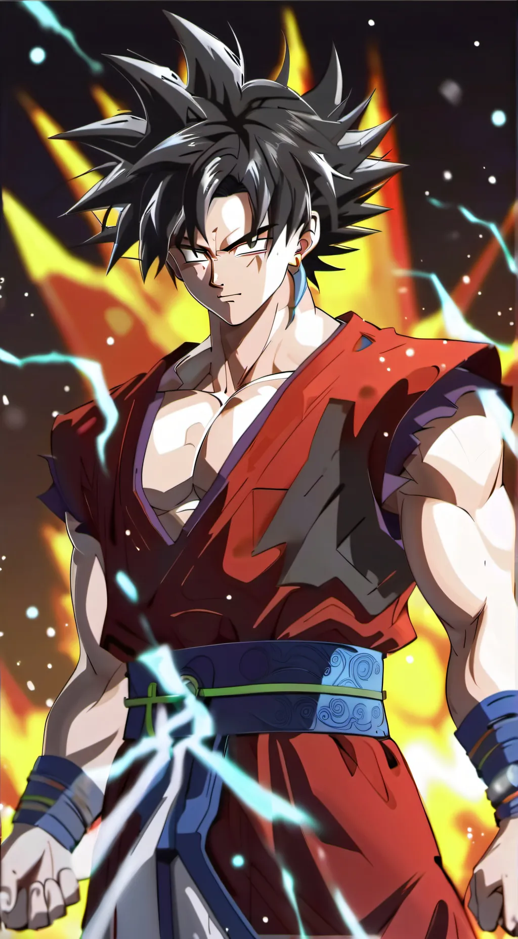 ai character: goku background