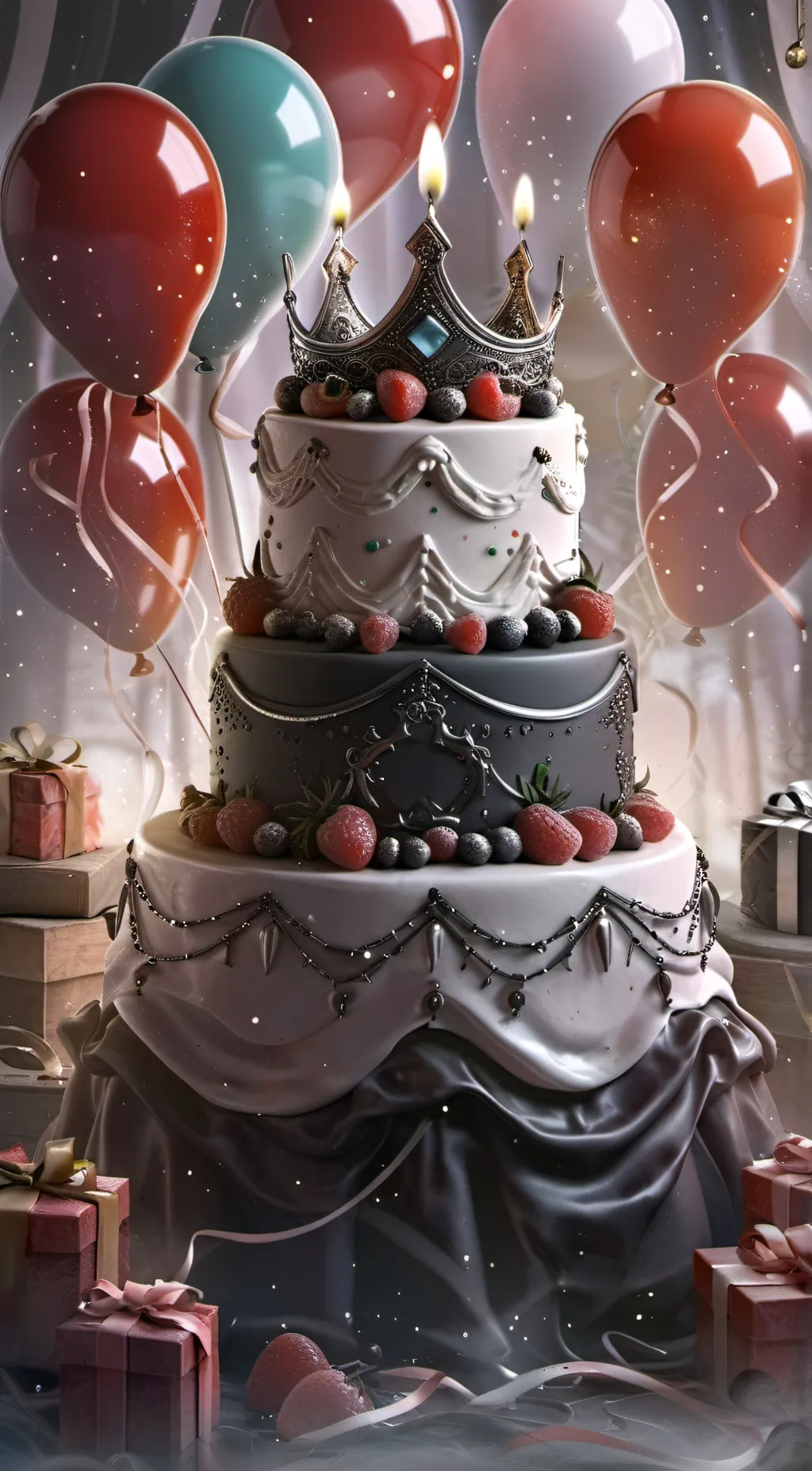 ai character: happy birthday 🎂  background