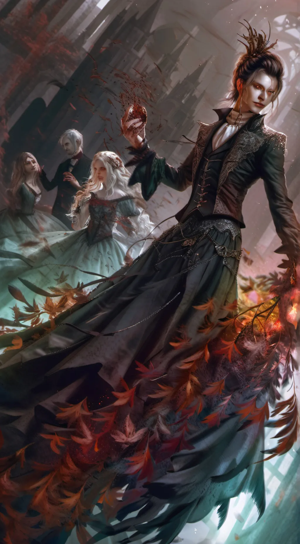 ai character: Blitzo/stolas kid background