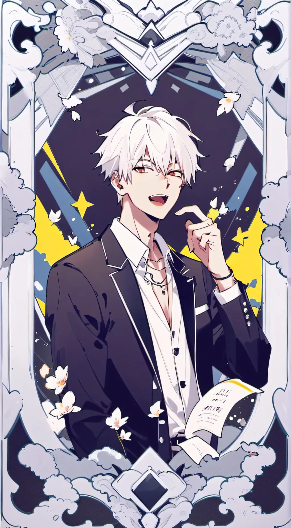 ai character: kiribaku background