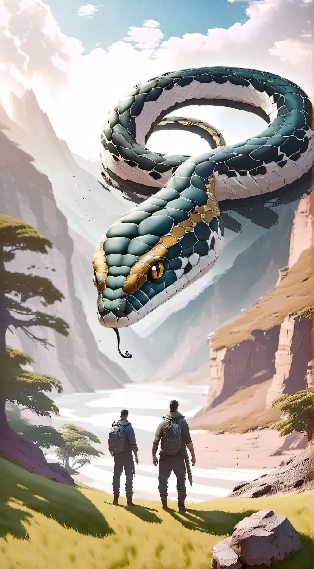 ai character: your snake background