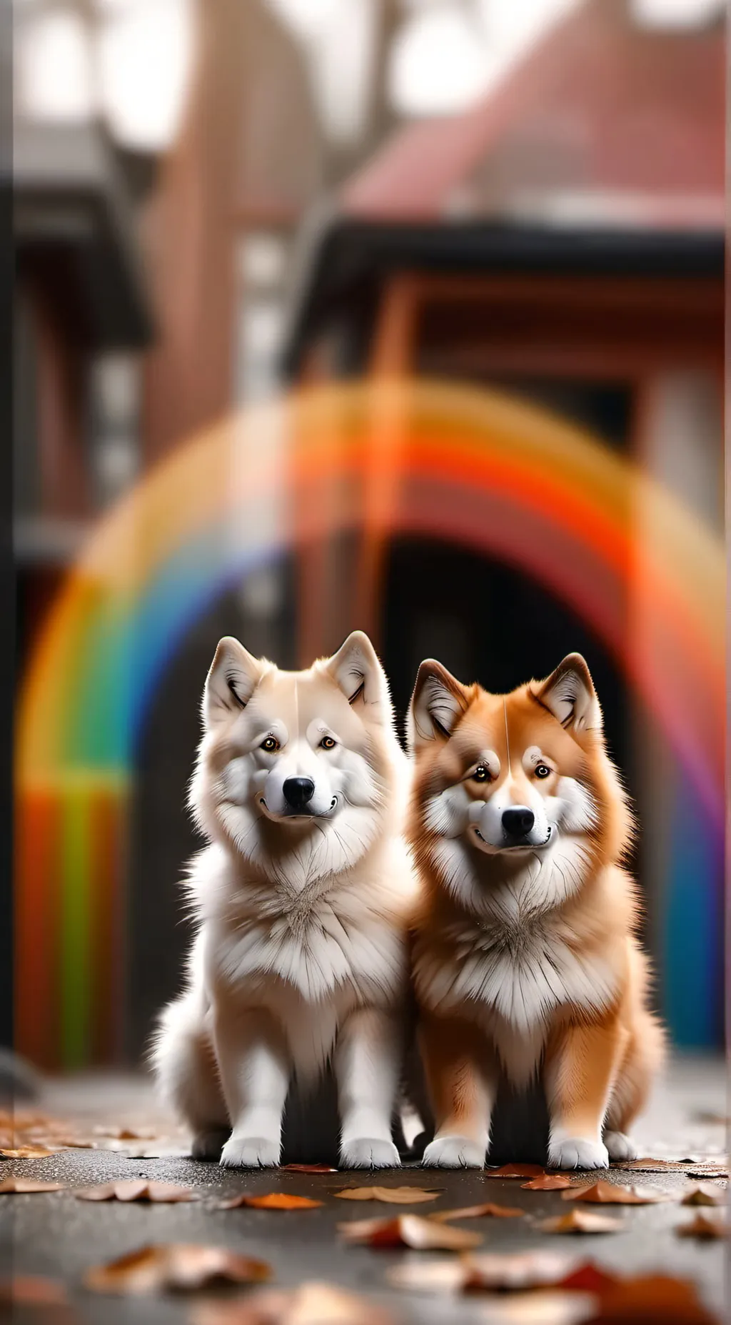 ai character: Rainbow friends background