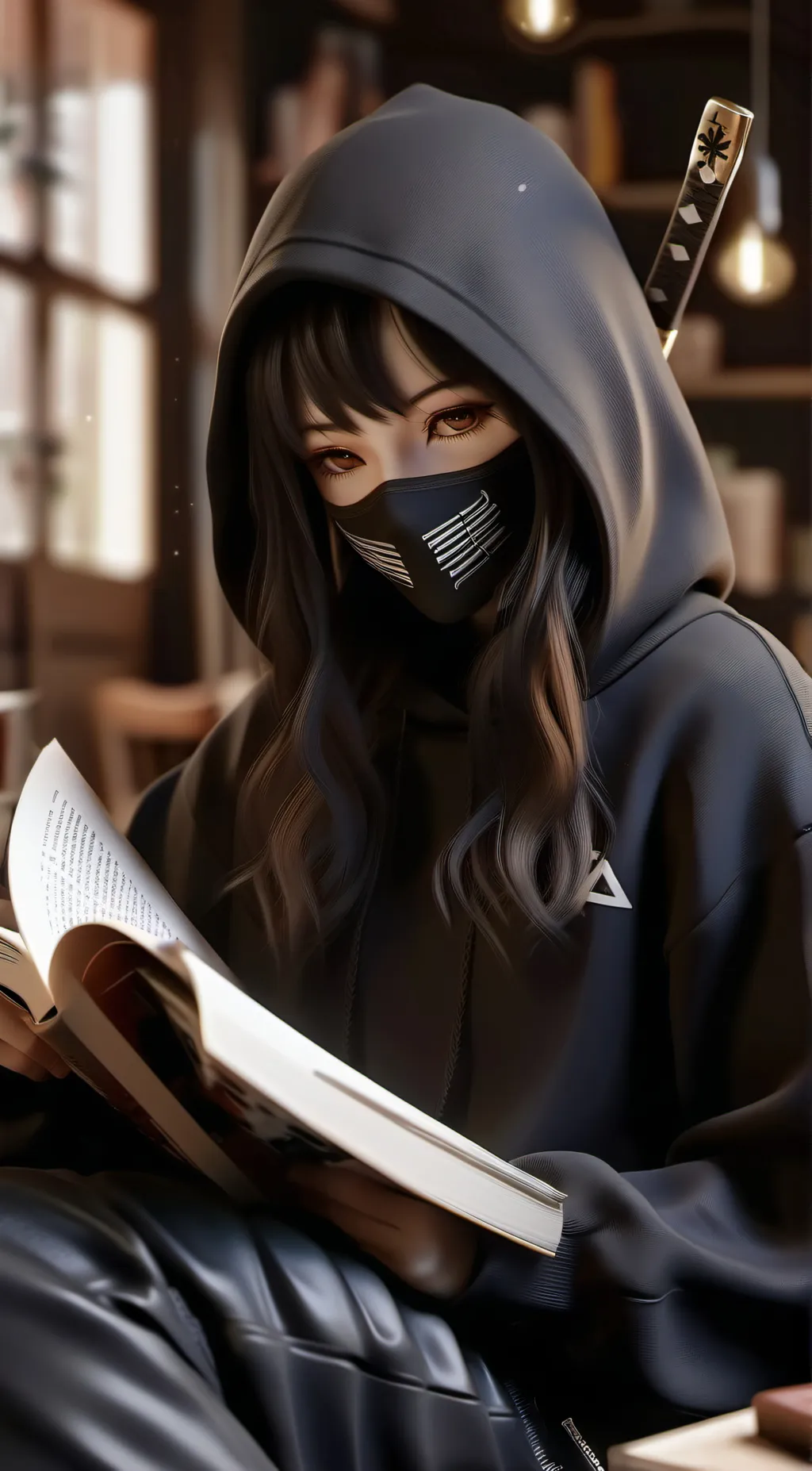 ai character: Kitty Chan  background