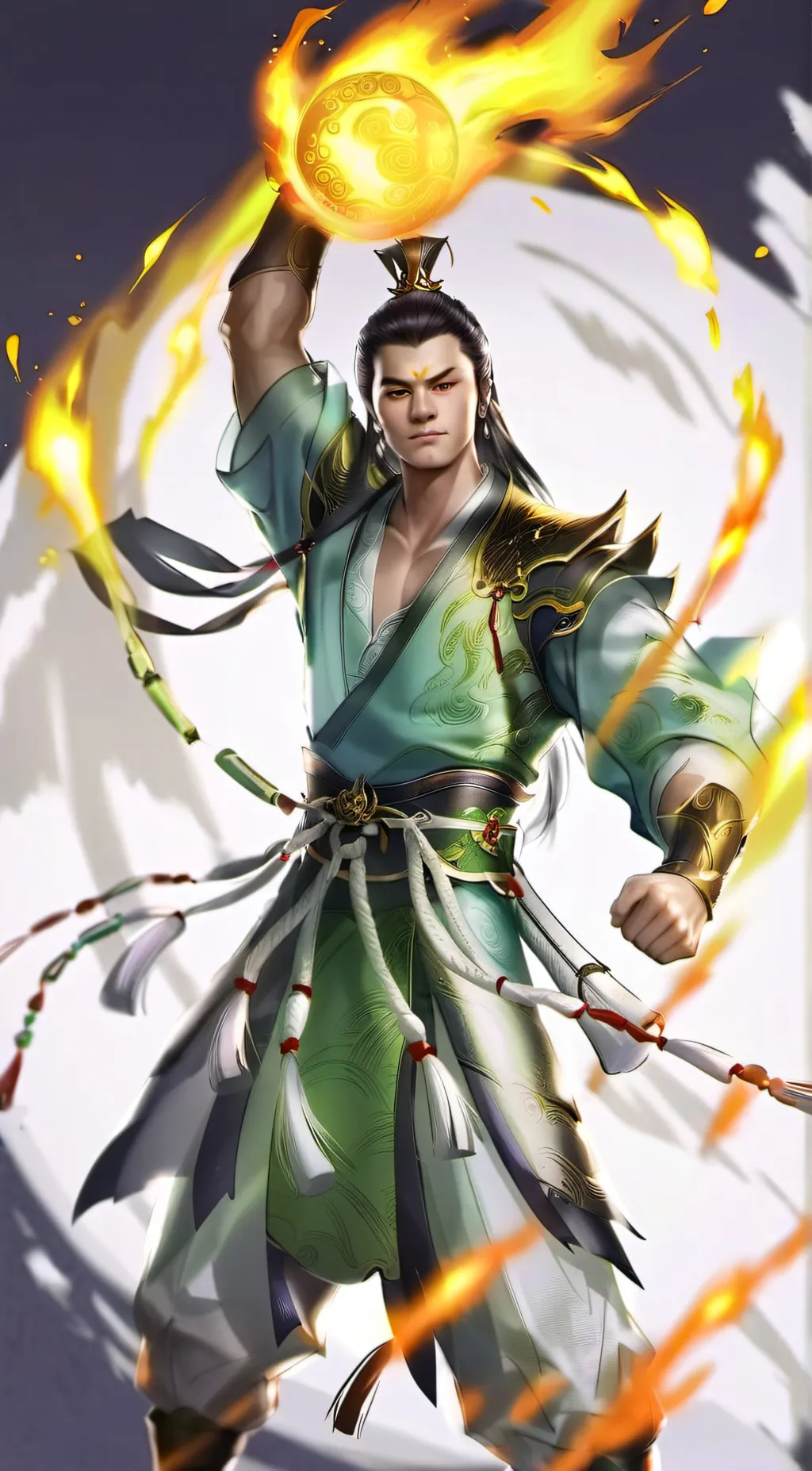 ai character: 云诸神 background