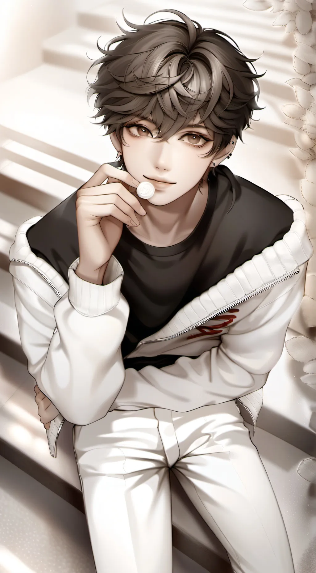 ai character: Damien background